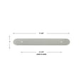 thumbnail image 3 of GlideRite 7-1/4" Rounded Backplate 5-1/16" 128mm Center-Center, Satin Nickel, 3 of 3