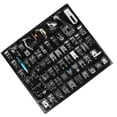 thumbnail image 4 of Accesorios para máquinas de coser, prensatelas para coser multifuncional para el hogar, prensatelas, accesorios para pies, construcción robusta, 62 Uds. Jadeshay  A, 4 of 8