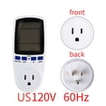thumbnail image 3 of Enchufe inteligente medidor de energía con pantalla LCD para monitoreo en tiempo real, compatible con 120V y 60Hz, ideal para control de consumo eléctrico y costos., 3 of 6