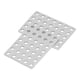 thumbnail image 3 of Placa de reparación ANGGREK Acero Galvanizado 5 x 7 agujeros 40x56 mm, 3 of 8