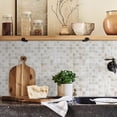 thumbnail image 3 of DEWOO 10 Sheet Thicker Mosaic Peel and Stick Backsplash Tile Removable Self Adhesive Wall Tiles for Bathroom Kitchen Counter (12"×12",Beige), 3 of 14