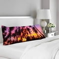 thumbnail image 2 of ABPHOTO Coconut Palm Tree Silhouette Pillow Covers Pillowcase 20x60 inch Thailand Sunset Body Pillow Case Protector, 2 of 2