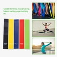 thumbnail image 3 of Garosa 5 Pcs Bandes de Résistance de Yoga Boucle Intérieur Extérieur Gym Entraînement de Mise en Forme Sports Exercices, Boucle d'Exercice de Résistance, Bande d'Exercice de Résistance, 3 of 8