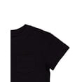 thumbnail image 3 of Wonder Nation Short Sleeve Boxy Pocket Tee, Size 4-18 & Plus, 3 of 3