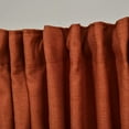 thumbnail image 5 of 3S Brother's Home Decorative Brick Curtains Extra Long Luxury Colors Linen Look Custom Made 5-25 Feet Made in Turkey Hang Back Tab ( 1 Panel ) Home Décor -(52"Wx288"L), 5 of 6
