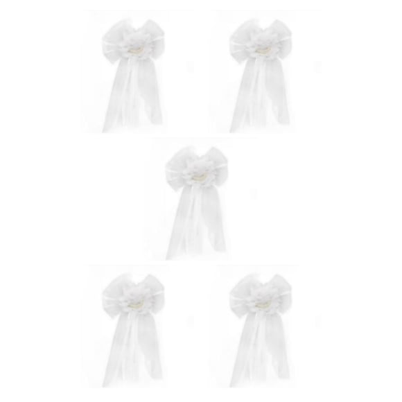 Sonducket Nudos de lazo con extremo de banco de boda, elegantes mezclados, interior o exterior, apariencia realista, bajo mantenimiento, par Type2 NO2