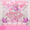 Homeex Themed Birthday Party Decorative Letters Balloons Set Ballerina