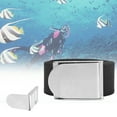 thumbnail image 2 of UDIYO Belt Buckle Smooth Plain Surface User Friendly Stainless Steel Diving Weight Belt Buckle for Snorkeling, 2 of 6