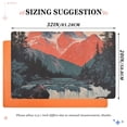 thumbnail image 6 of Yayeee Doormat for Indoor Entrance 32" x 20" Non Slippery Floor Rug, Mountains at Dawn, 6 of 8