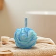 thumbnail image 4 of Hibiscsu Bath Loofah Sponge Body Scrubber Shower Sponge Exfoliating Mesh Pouf Shower Ball Bath Sponges for Women and Men Bathing Accessories （Blue）, 4 of 4