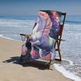 thumbnail image 4 of PHYHOO Galaxy Star Unicorn Sand Free Microfiber Beach Towel Lightweight Oversized Quick Dry for Kids &amp; Adults for Swimming, Pool, Camping, Yoga, Traveling Essentials 30x60in, 4 of 8
