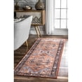 thumbnail image 3 of nuLOOM Florence Vintage Persian Area Rug, 6' 7" x 8' 2", Rust, 3 of 7