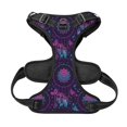 thumbnail image 5 of Lsque Purple Dreamcatcher1 Dog Harness, No-Pull Pet Harness with 2 Leash Clips, Adjustable Soft Padded Dog Vest with Easy Control Handle for Large Dogs-Large, 5 of 9