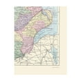thumbnail image 3 of Historic Map - Antrim County Northern Ireland - Bartholomew 1882 - 23 x 29.88 - Vintage Wall Art, 3 of 5