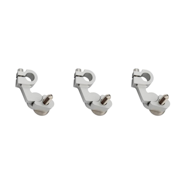 Thinsony Gearshift Lever Support Set for GL1500 Easy 1988-2000 Installation Silver Length 1.65 Inch 3Set