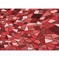thumbnail image 1 of Ahgly Company Indoor Rectangle Patterned Valentine Red Area Rugs, 8' x 12', 1 of 6