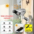 thumbnail image 4 of Cámara Ficticia Cámara falsa solar LED Monitor Simulación CCTV Vigilancia Cámaras ficticias, 4 of 6