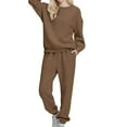 thumbnail image 6 of Comfort Sweat Set Sweatsuit Women Womens Casual Sweatshirts Straight Leg Pants Tracksuit, 6 of 6