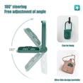 thumbnail image 3 of De Mano Ventilador Usb Recargable Ventilador Plegable Portátil De 3 Velocidades Para Viajes De Oficina Al Aire Libre Advancent HA047661-02, 3 of 5