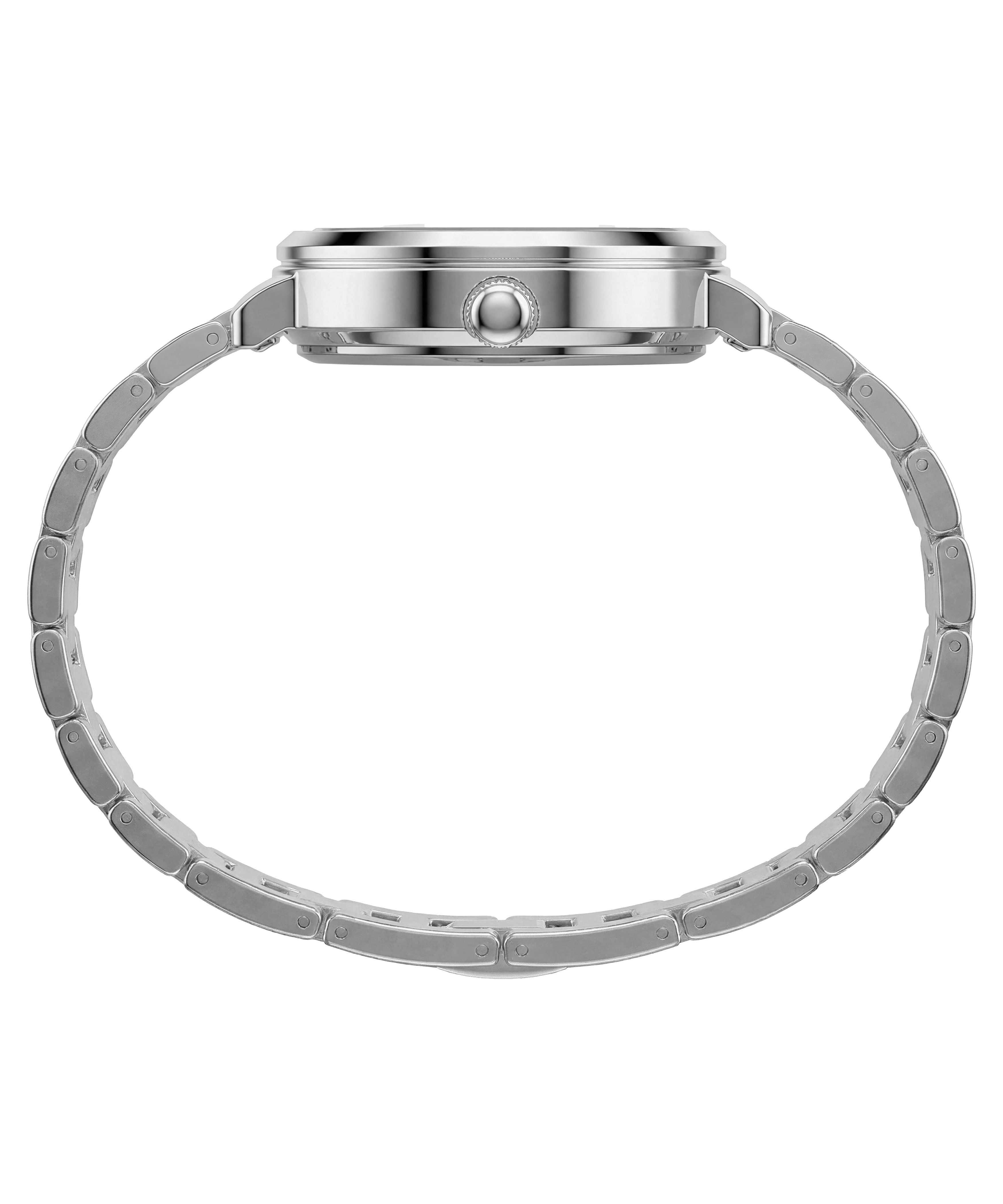 Timex Women's Main Street Box Set 28mm Watch - Silver-Tone Bracelet Silver-Tone Dial Silver-Tone Case