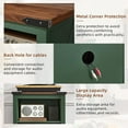 thumbnail image 6 of Joaxswe Record Player Stand with Vinyl Storage, Vinyl Record Holder, Turntable Stand with Wood Legs for Living Room, 6 of 10