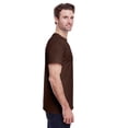 thumbnail image 3 of Gildan Short Sleeve T-Shirt for Men, Heavy Cotton Crewneck Classic Shirt, Dark Chocolate Tee, 3XL, 3 of 5