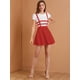 thumbnail image 3 of Disfraz de Halloween Allegra K Plisado Kawaii Tirantes Rojo S, 3 of 6