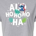 thumbnail image 3 of Lilo & Stitch - Alo Ho Ho Ho Ha - Juniors Cropped Cotton Blend T-Shirt, 3 of 5