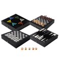 thumbnail image 1 of Set combinado de juegos de mesa GSE Games & Sports Expert de piel de 12,5 pulgadas, 1 of 7