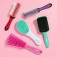 thumbnail image 5 of KISS Colors & Care Detangling Two-Tiered Teeth Brush, Double Bristles, Wide Paddle Cover, 5 of 9