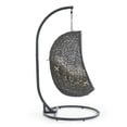 thumbnail image 2 of Hide Outdoor Patio SunbrellaSwing Chair With Stand-EEI-3929, 2 of 5