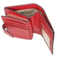thumbnail image 5 of Michael Kors Women's Jet Set Travel Medium Bifold Saffiano Leather Snap Wallet (Bright Red), 5 of 6