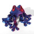 thumbnail image 1 of 3D Printed Articulated Magnetic Frog Fidget Toy, Fun Desk Buddy & Car Decor, 21 Colors Available, 1 of 6