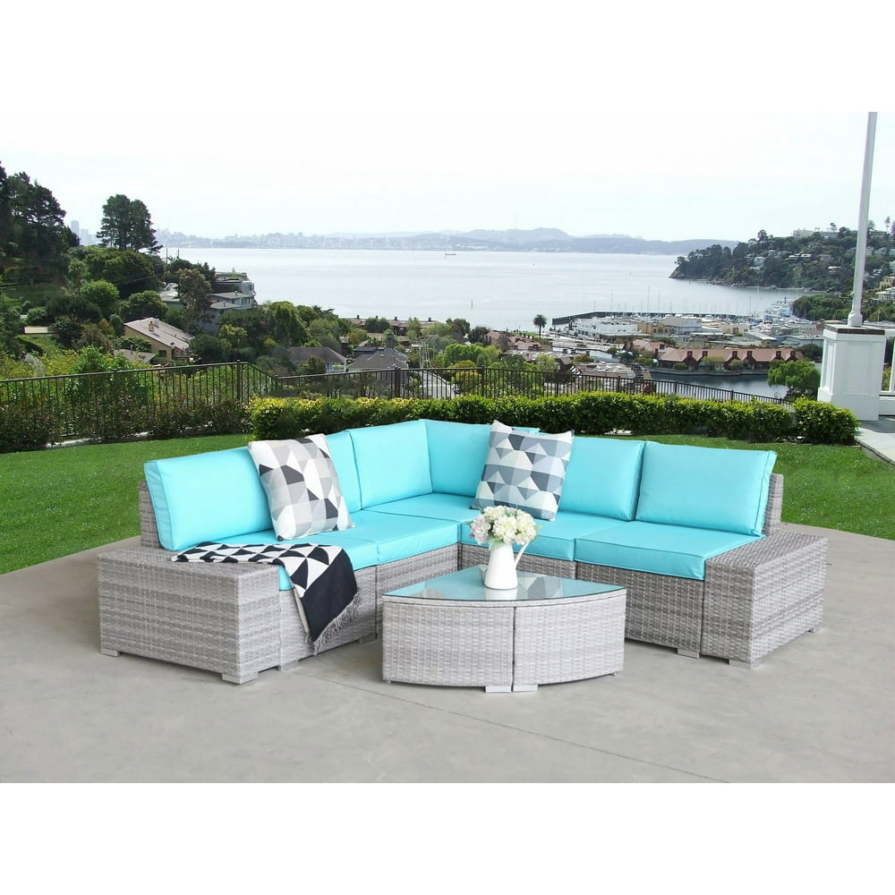 Patio Dining Sets Clearance, 6 Piece Patio Furniture Sets, 5 Rattan