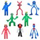 thumbnail image 1 of Figuras de amigos del arcoíris de 6 a 8 Uds., personaje de juego, muñeco de dibujos animados, modelo de figurita de monstruo azul, juguetes, regalo para niños, decoración de coche JadeP Rainbow Friends Figura Juguete Personaje del, 1 of 8