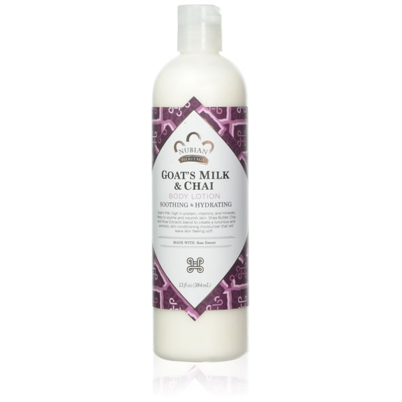 Nubian Heritage Lotion Goats Milk And Chai - 13 Oz