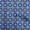 Medium Blue, variant on oneOone Polyester Spandex Orange Fabric Circle Craft Projects Decor Fabric Printed By The Yard 56 Inch Wide