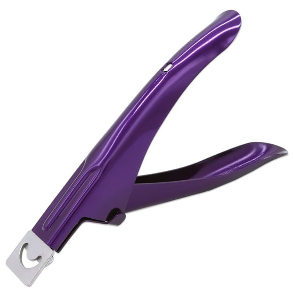 Beauticom Pana Metallic Purple Stainless Steel Nail Clipper UV Gel Acrylic