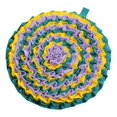 thumbnail image 1 of Alfombrilla de Snuffle Zulema para perros cuenco de alimentación lenta juguetes de rompecabezas verde amarillo, 1 of 7