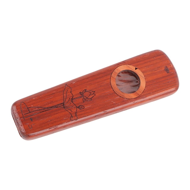 Wood Kazoo, Music Accompaniment Kazoo Guitar Partner Lightweight Flute Musical Instrument