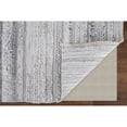 thumbnail image 4 of Feizy Alden Transitional Stripes, Gray/Silver/Ivory, 9' x 12' Area Rug Stain Fade Resistant Handmade Casual Solid Floor Rug for Living room Bedroom, 4 of 8