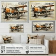 thumbnail image 4 of Designart "Essence Of The Industrial Plane I" Plane Floater Framed Canvas Art Print, 4 of 5