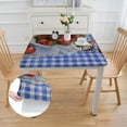 thumbnail image 2 of HAOXIT Washable Square Table Cover Decorative s, Dining, Buffet Parties &amp; Camping, - Spring/Summer white, 2 of 7