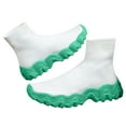 thumbnail image 5 of Womens Mens High Top Fashion Sneakers Slip on Socks Shoes Casual Comfortable Knitted Chunky Walking Shoes, 5 of 5