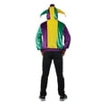 thumbnail image 5 of California Costumes Mardi Gras Jester Hoodie Adult Costume | S/M Male, 5 of 8