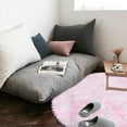 thumbnail image 3 of Bedroom Fluffy Area Rugs Floor Carpet Living Room Shaggy Round Rugs Kids Room Home Decor 62", 3 of 3