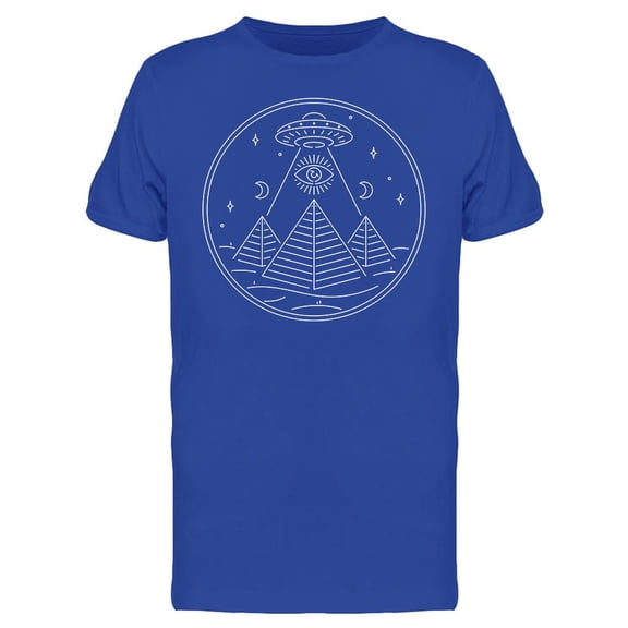 Ancient Ufo In Egypt T-Shirt Men -Image by Shutterstock, Male Medium