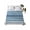 Haze blue, variant on Queen Flat Sheet 90"x102", Purple Ombre Stripe Soft Lightweight Bedding Flat Sheets Only, Farmhouse Striped Gradient Brushed Microfiber Top Bed Sheet, Breathable StainResistant Bedsheets
