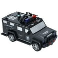 thumbnail image 2 of Piggy Bank Car - Financial Management Stylish Plastic Hummer Police Car Money Bank for Boy, 2 of 8