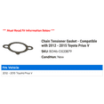thumbnail image 2 of Chain Tensioner Gasket - Compatible with 2012 - 2015 Toyota Prius V 2013 2014, 2 of 2